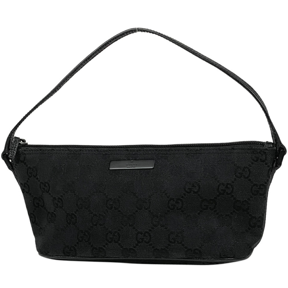Gucci GG handbag accessory Clutch logo canvas black